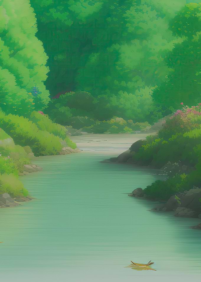 Anime Landscape of Stream