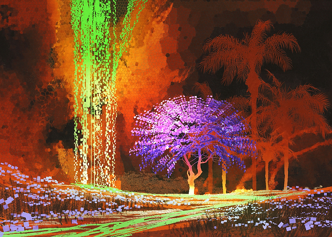 Tropical tree