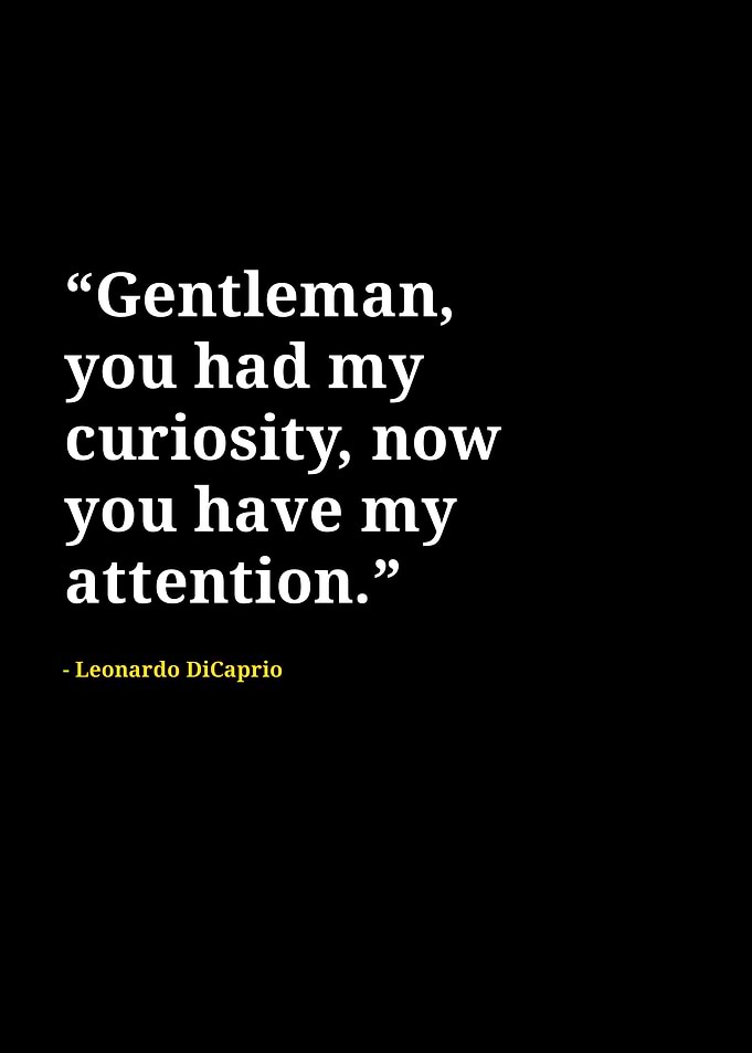 Leonardo Dicaprio quotes