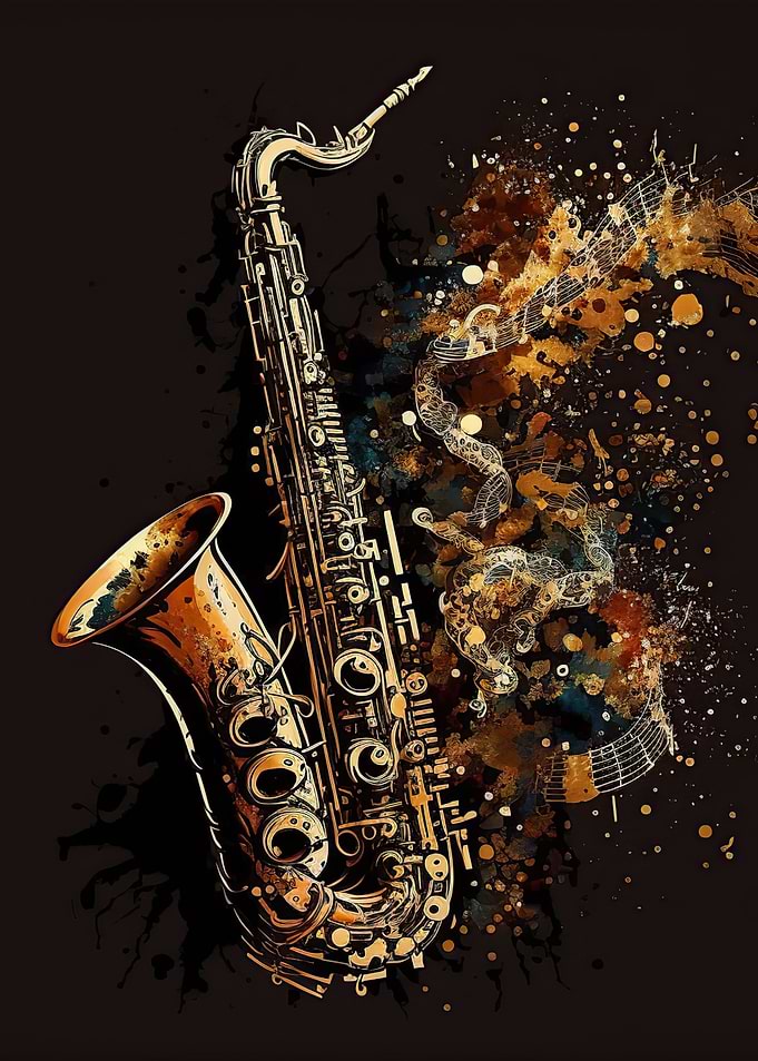 Saxophone Colorful