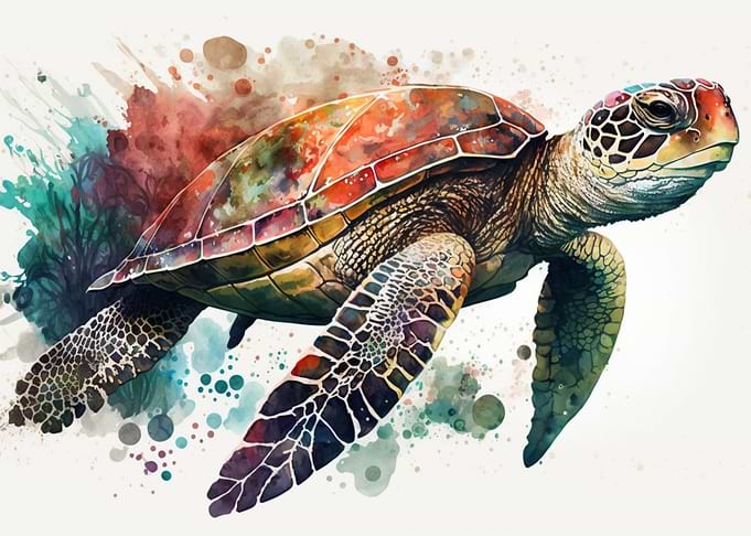 Ocean Sealife Turtle