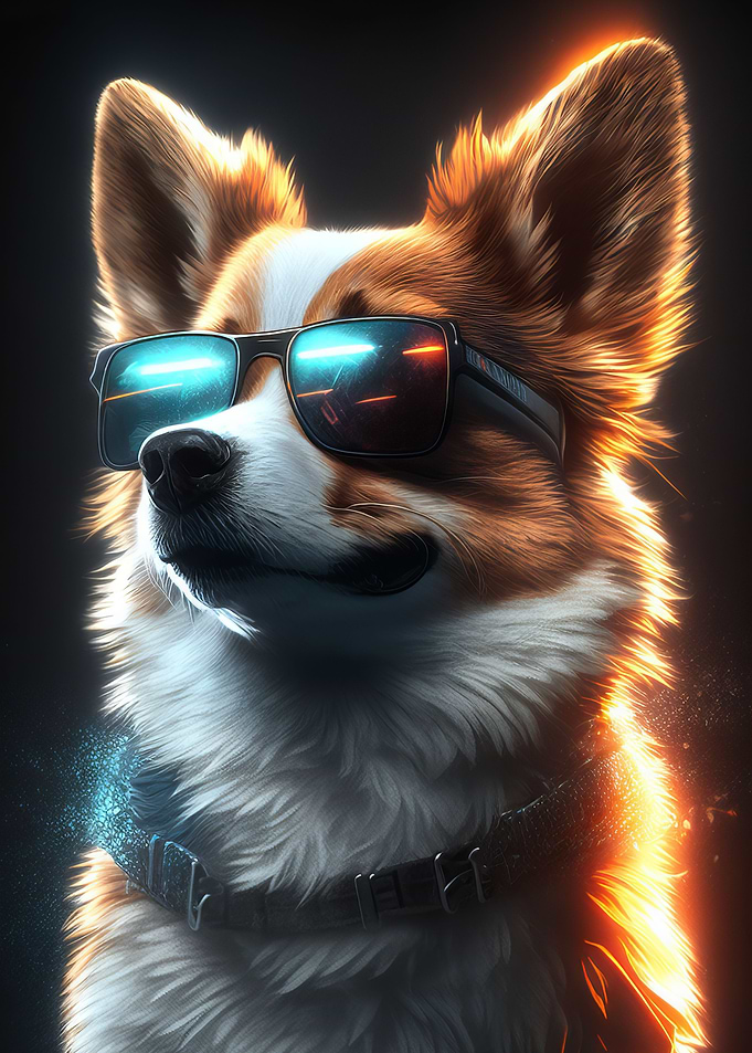 The Styler Corgi Dog
