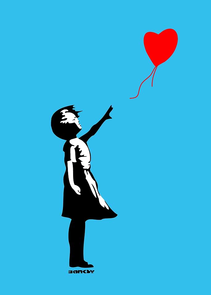 Banksy Girl with Balloon