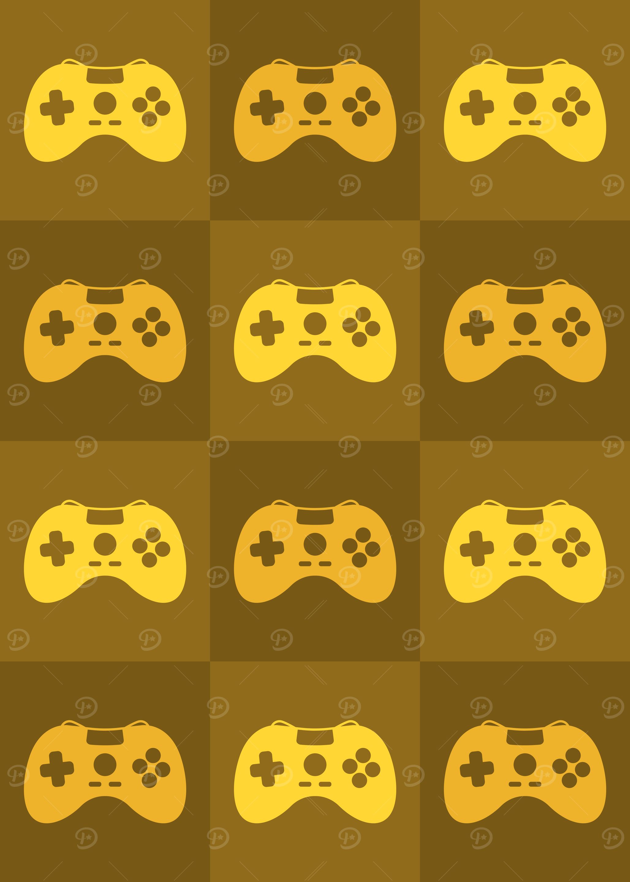 Gamer Controllers Yellow