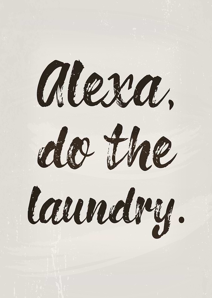 Alexa do the laundry
