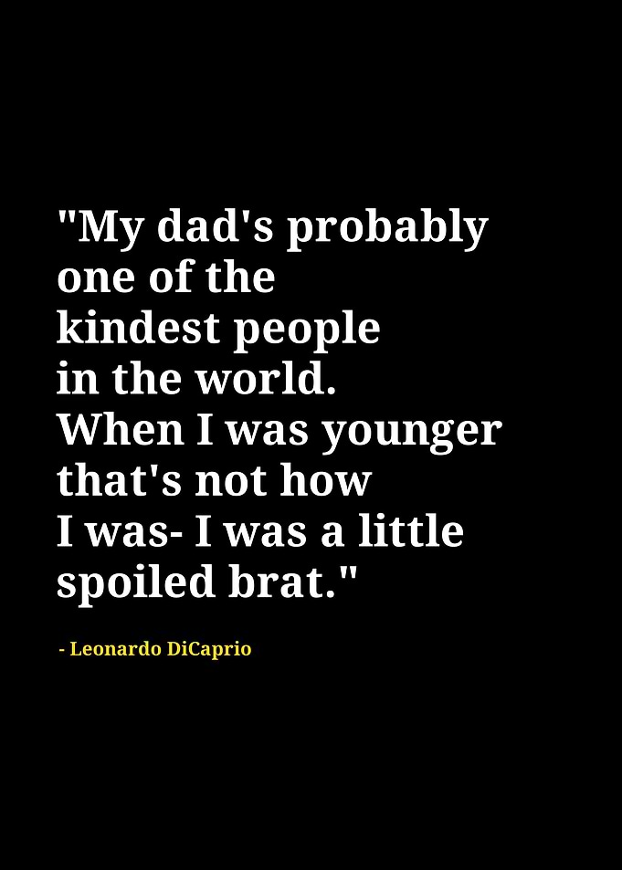Leonardo Dicaprio quotes