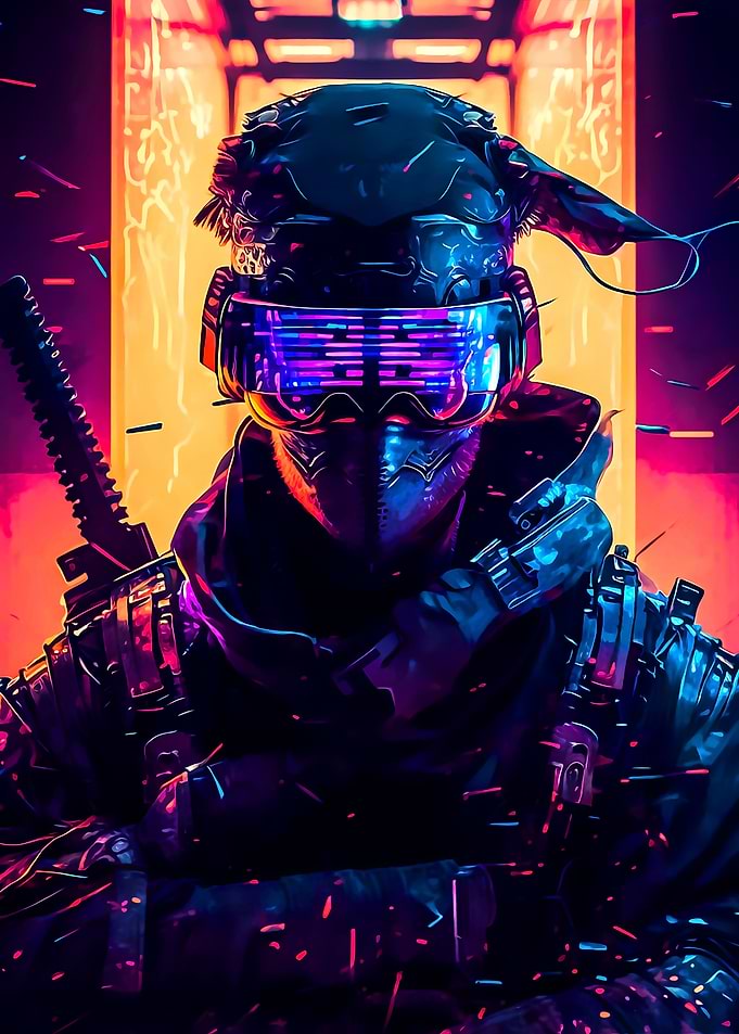 Cyberpunk Warrior