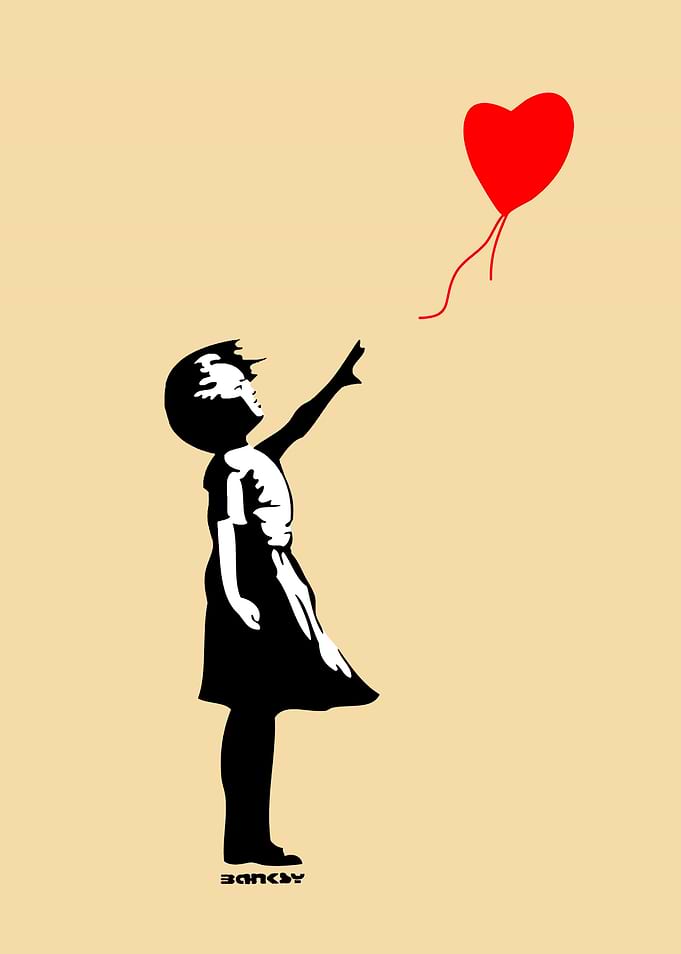 Banksy Girl with Balloon