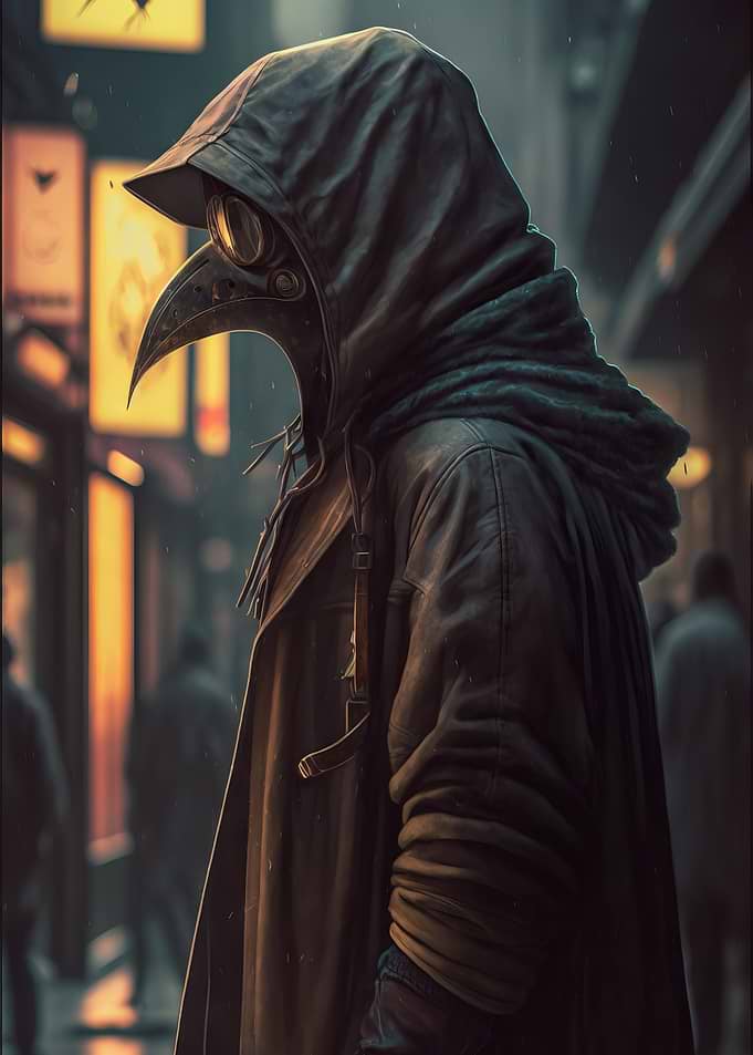 Cyberpunk Plague Doctor