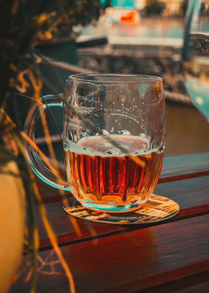 Beer on the counter