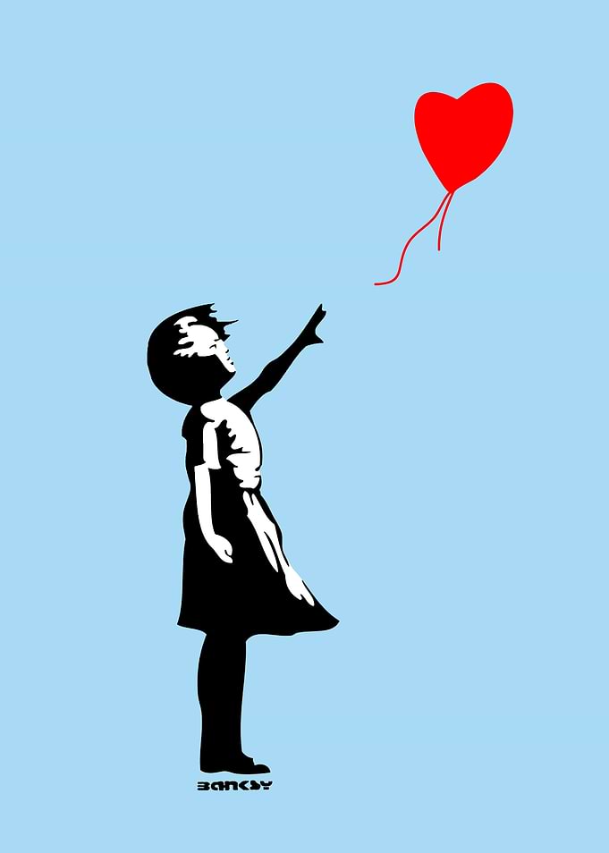 Banksy Girl with Balloon