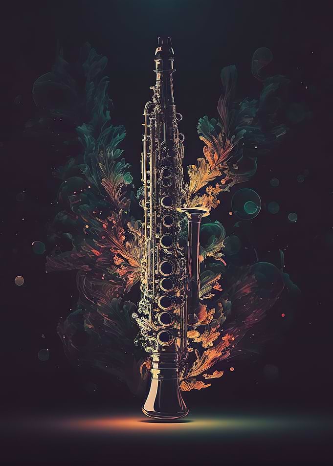 Colorful flute