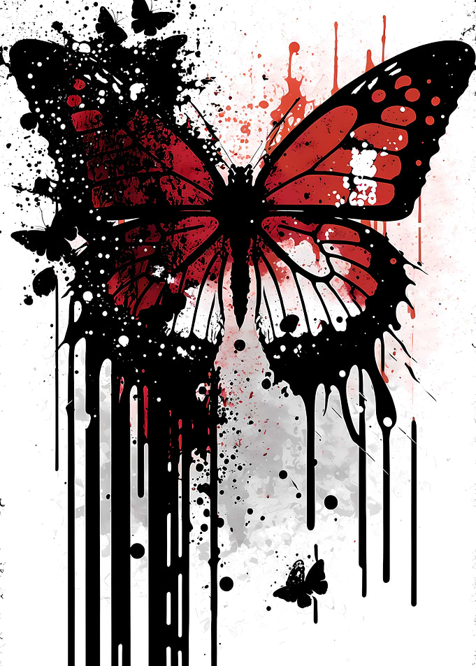 Monarch Butterfly Portrait