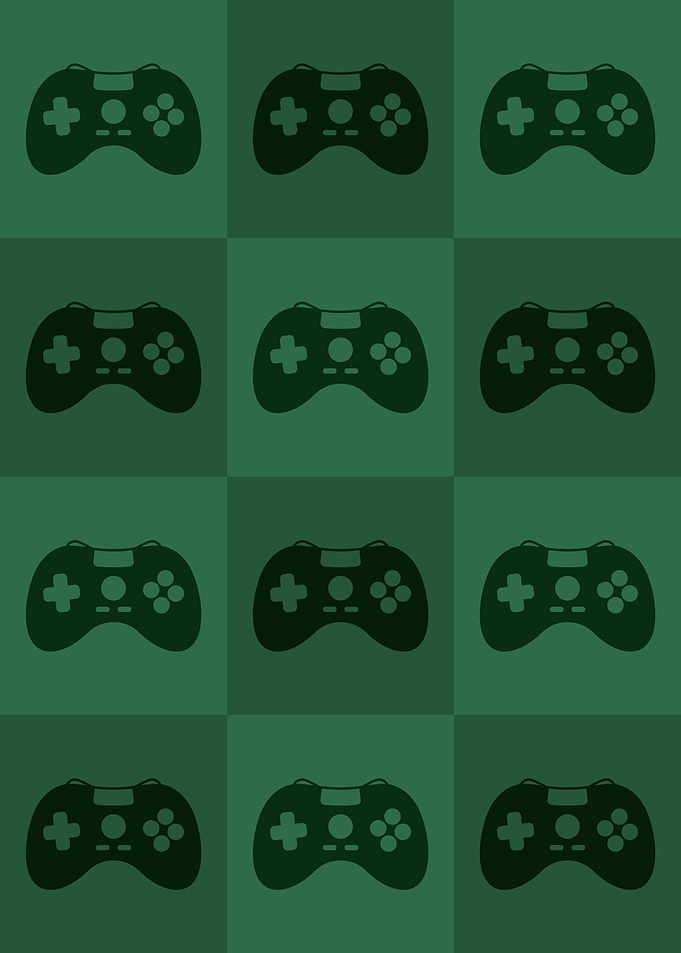 Gamer Controllers Green