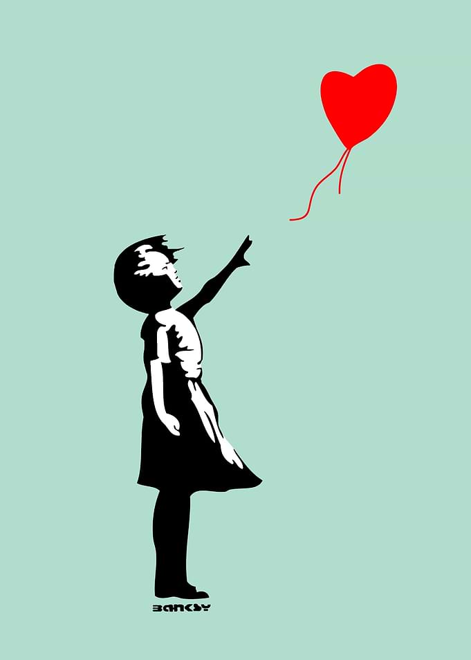 Banksy Girl with Balloon