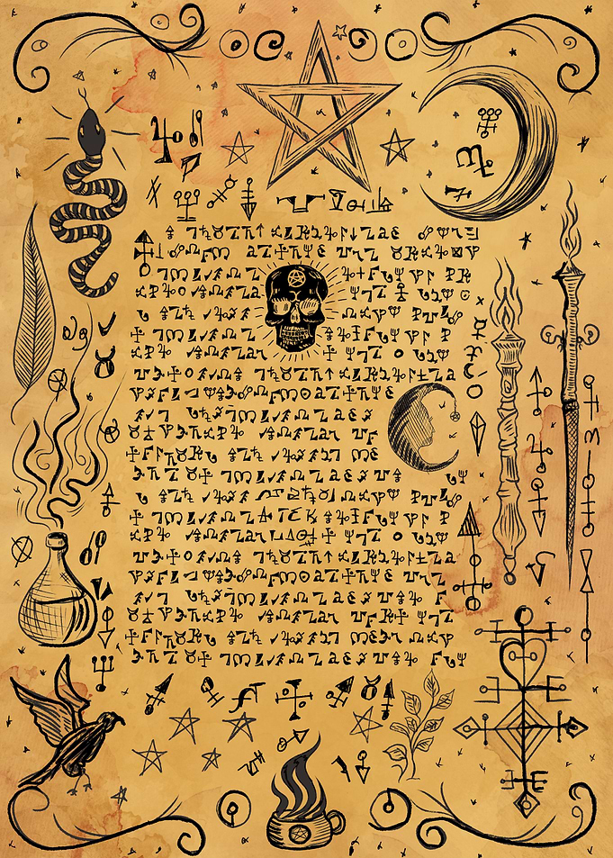 Witchcraft Old Book