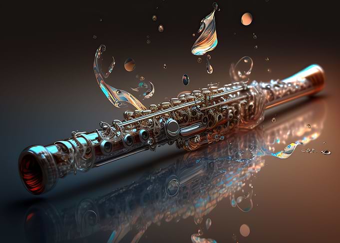 Colorful flute