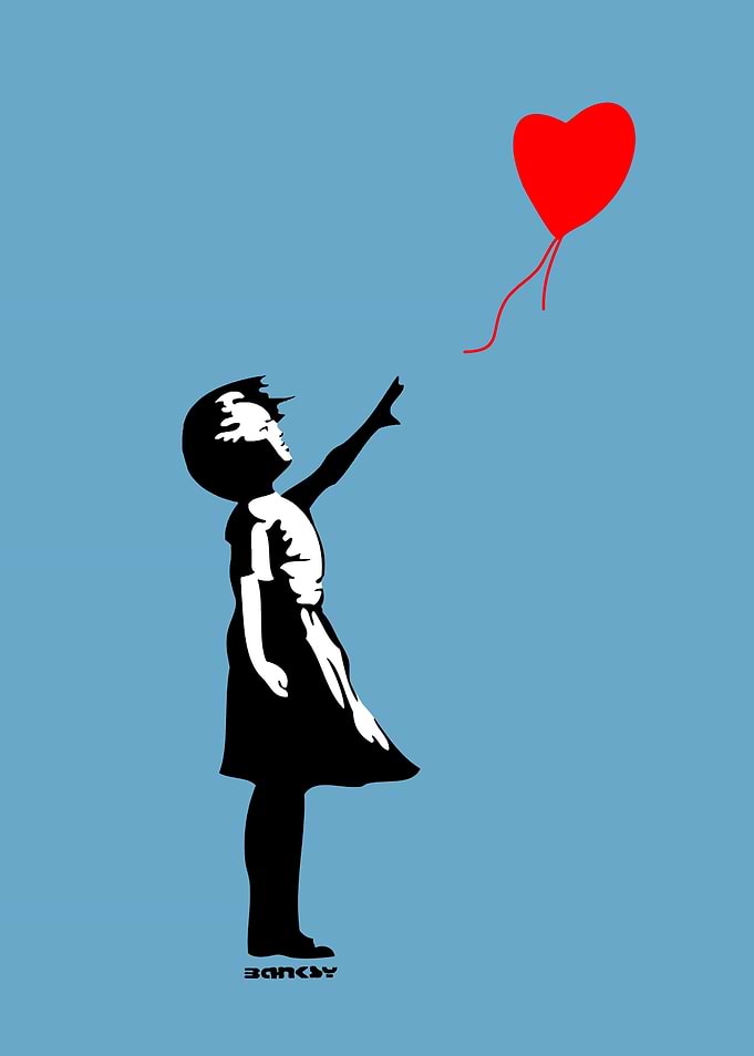 Banksy Girl with Balloon