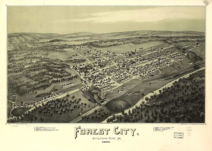 Forest City PA 1889