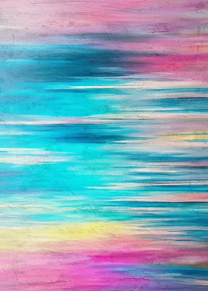 pastel summer scenery