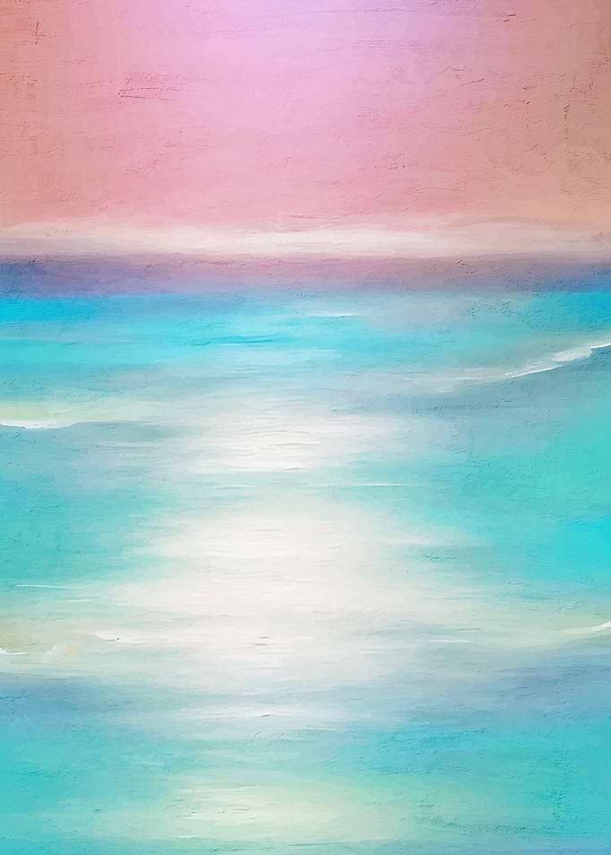 Colorful landscape paint
