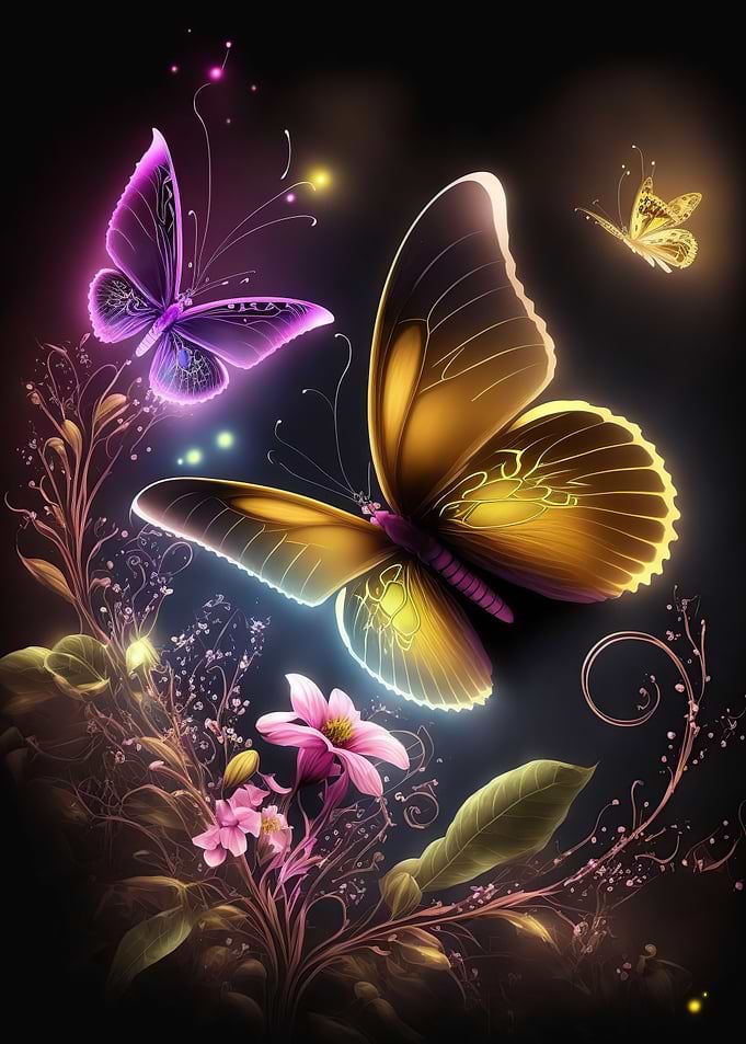 Butterfly colorful