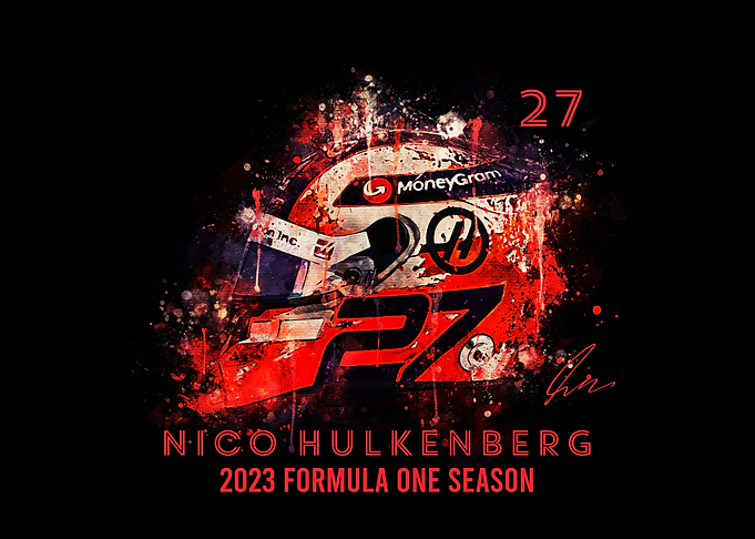 Nico Hulkenberg Helmet2023