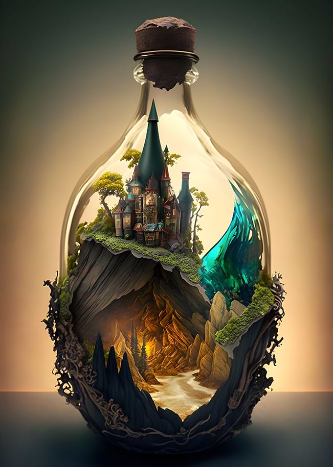 Magical World in a Bottle