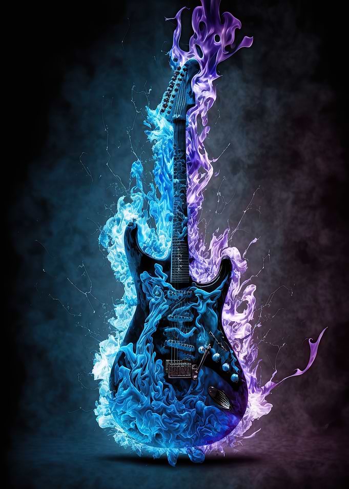 Guitar fire