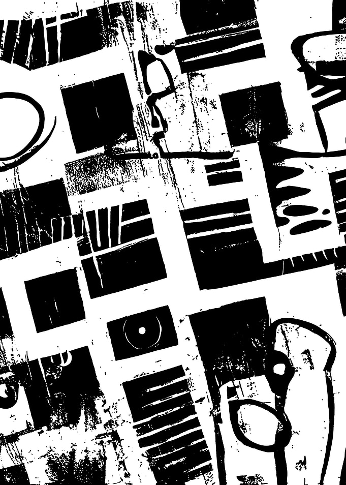 Black and White Abstract