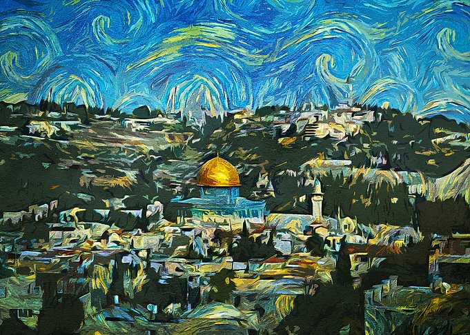 Jerusalem Wall Painted