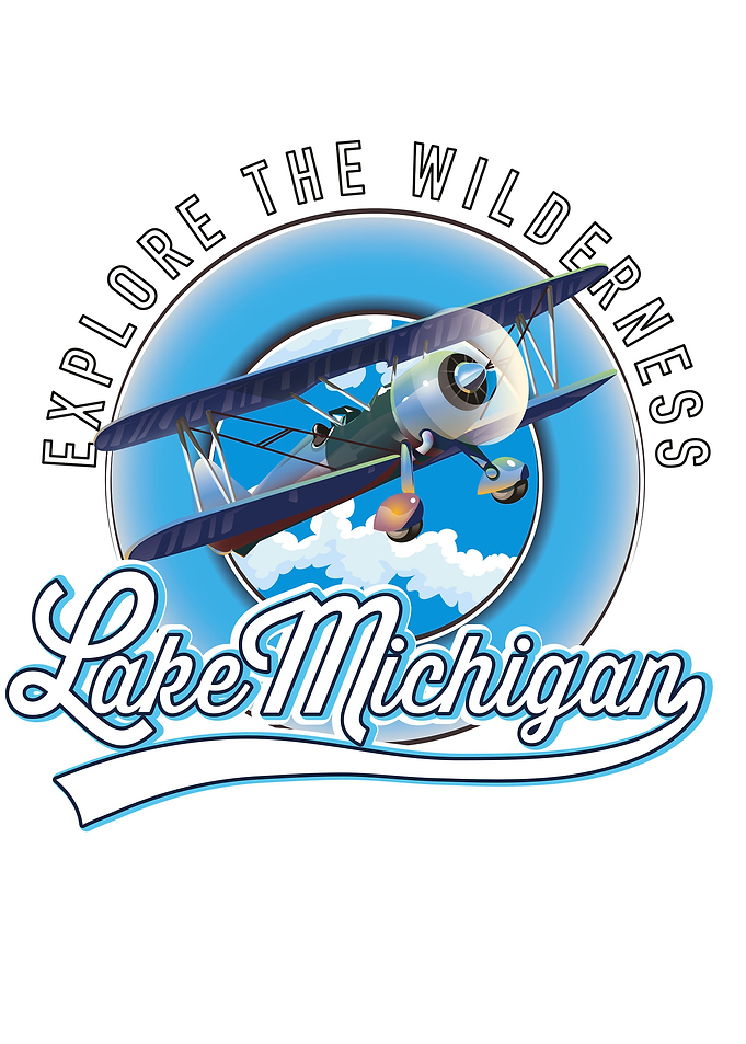 Lake Michigan travel logo