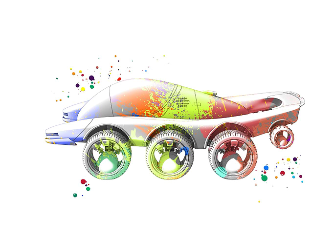 Future car sketch