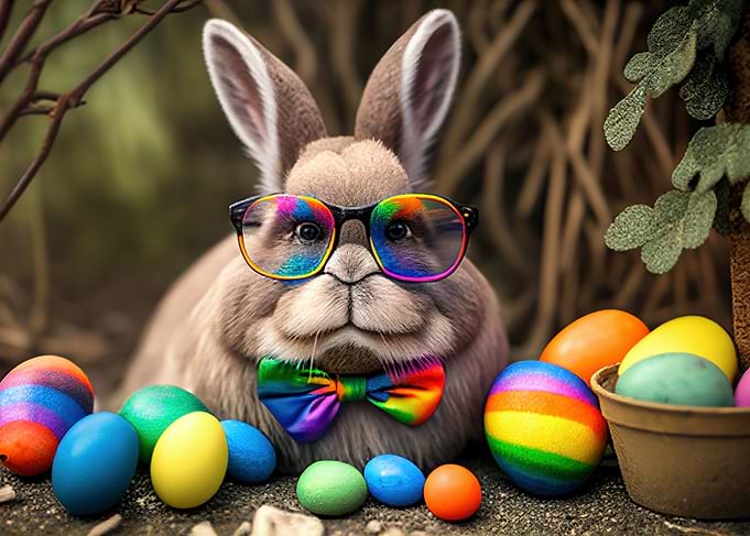 funny bunny Easter
