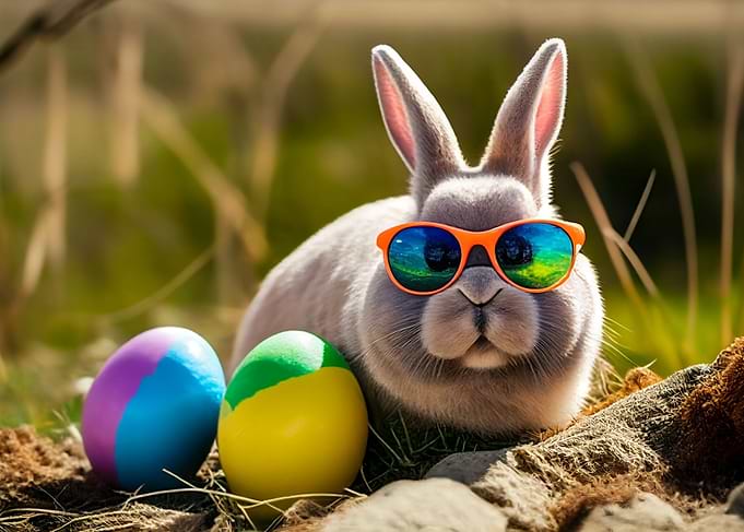 funny bunny Easter
