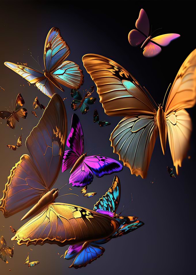 Butterfly colorful