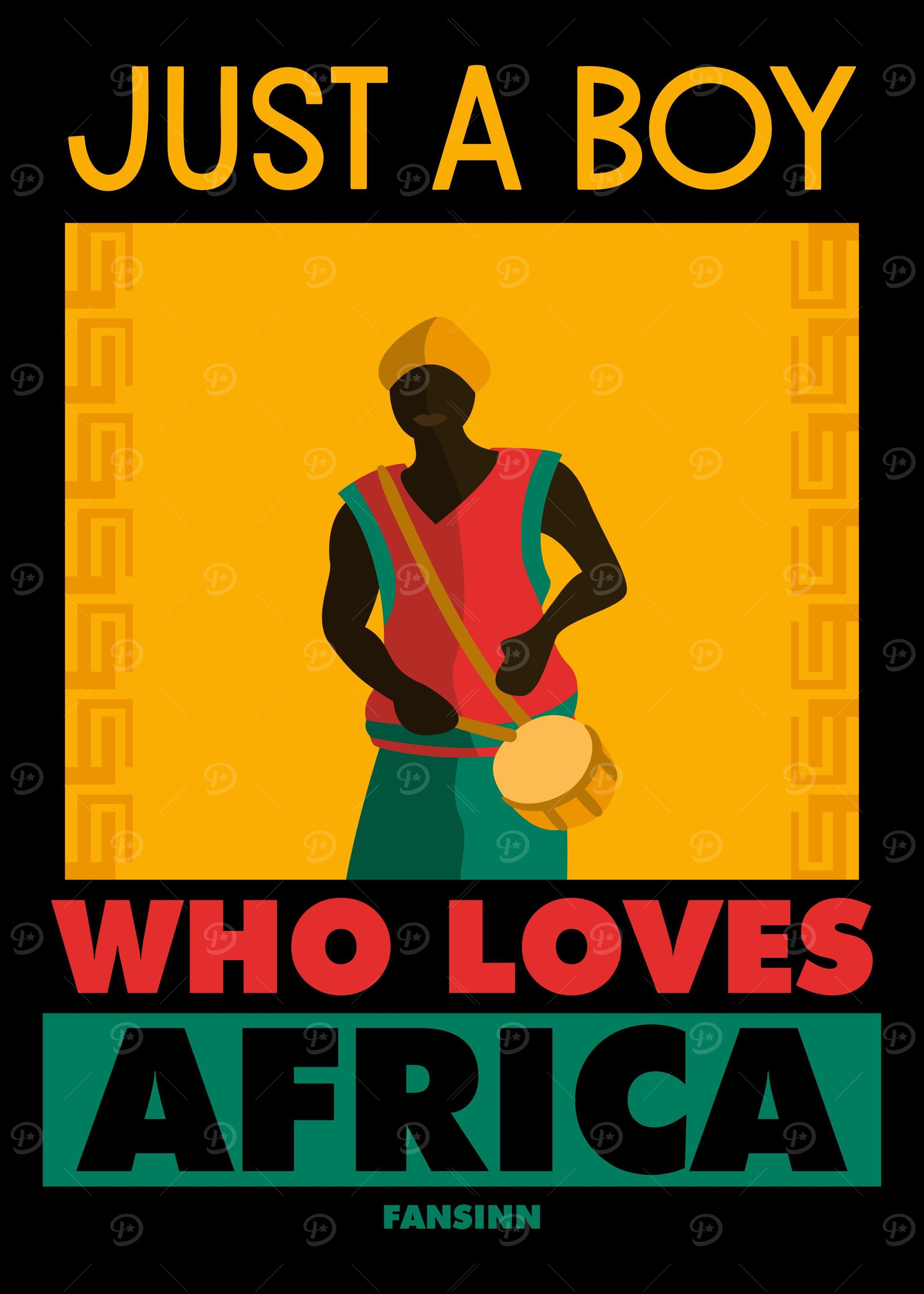 Just A Boy Who Loves Afric