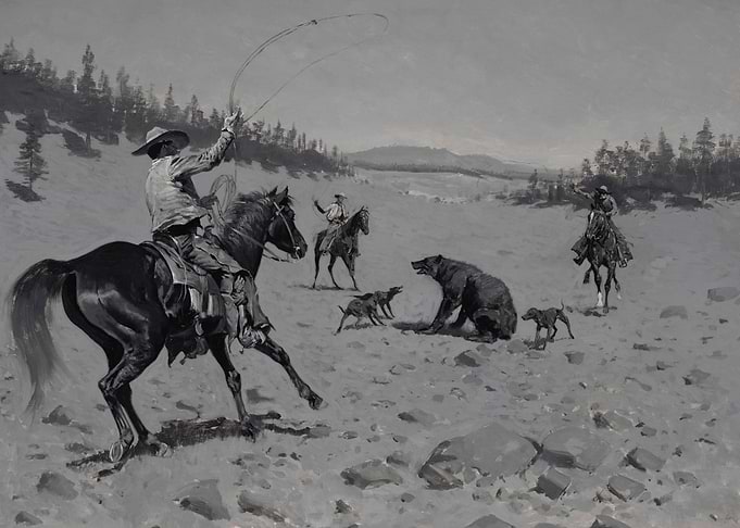 Cowboys Hunting Bear