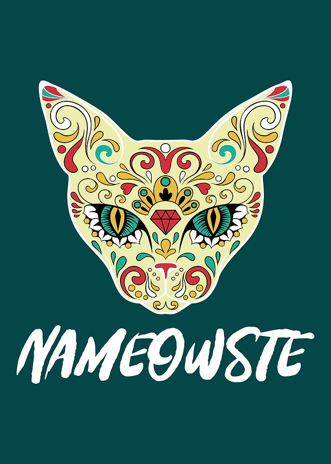 Nameowste Mandala Cat