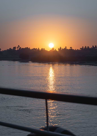 Sunset over the Nile