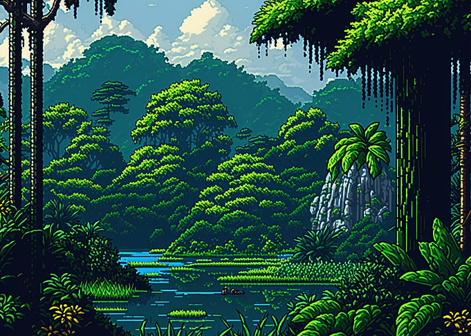 16bit Amazon Rainforest