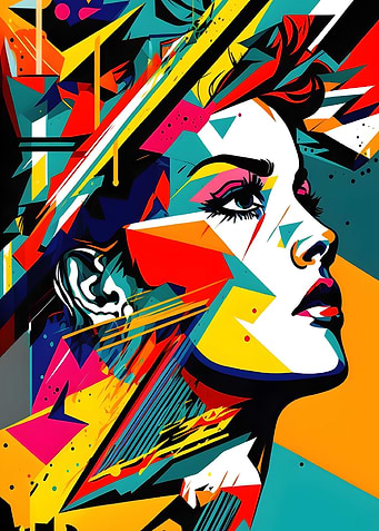 Abstract Pop Art