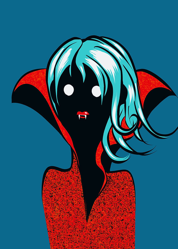 Funny Vampire Girl