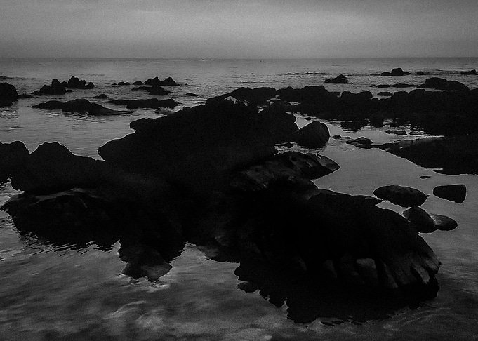 Rocky beach panoramic