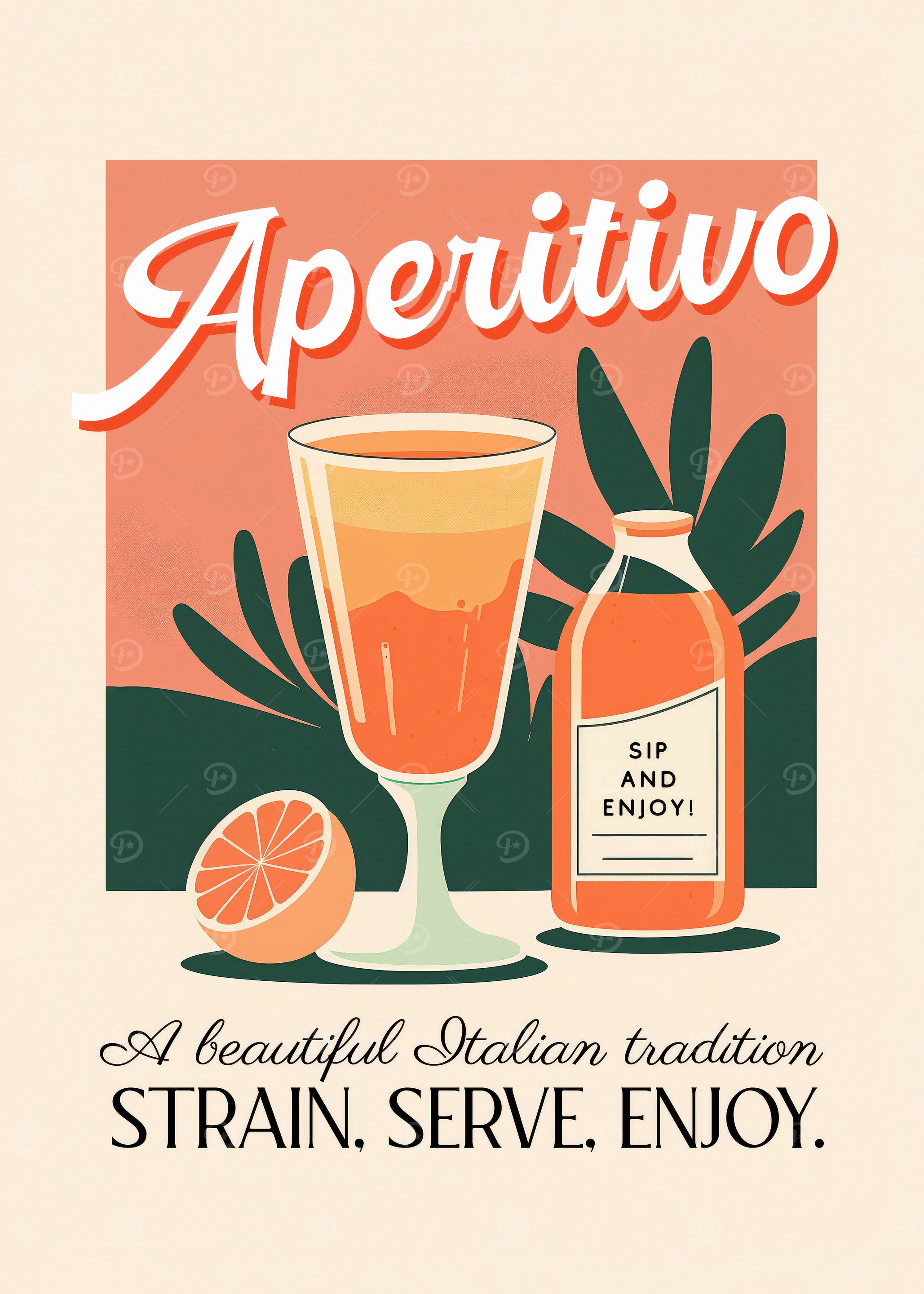 Aperitivo Tradition Poster