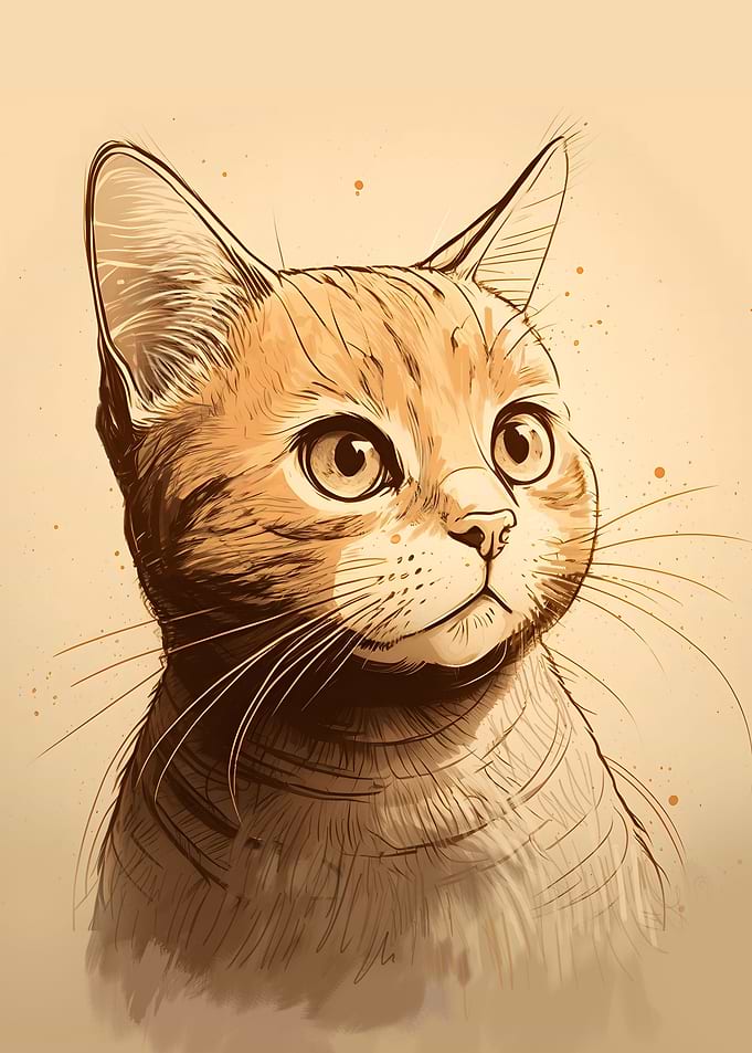 Cat stare