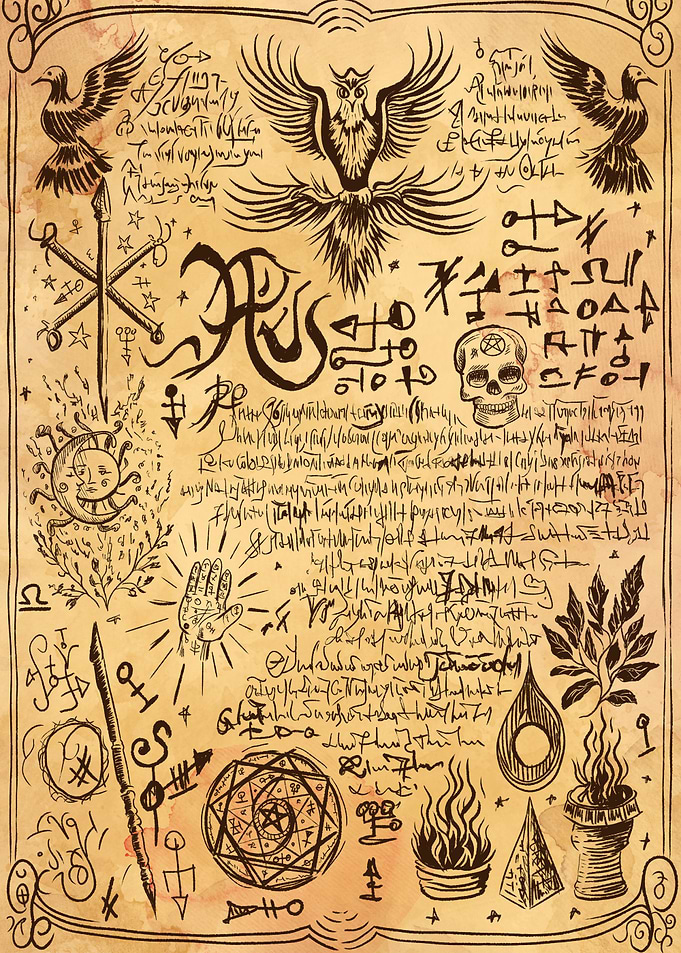Witchcraft Old Book