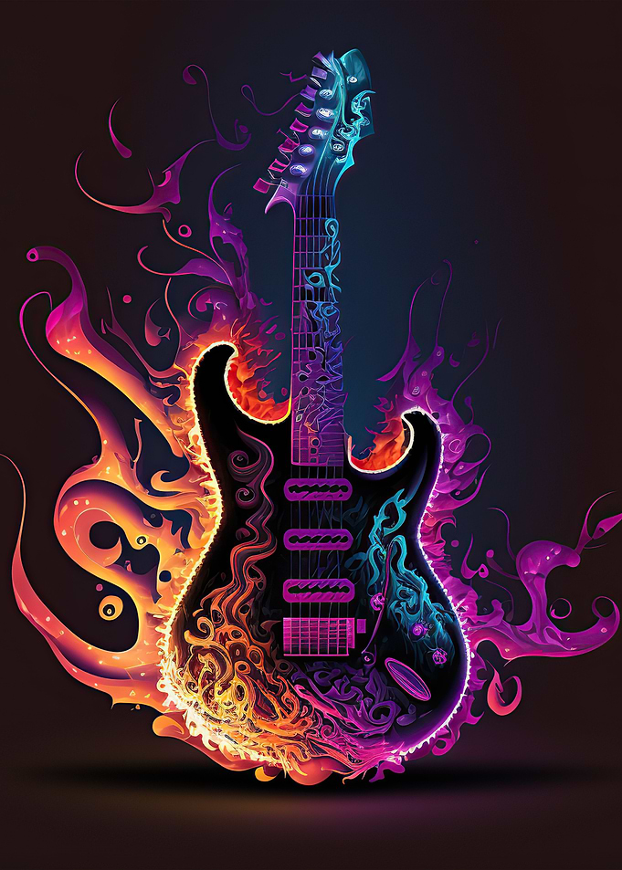 Guitar fire