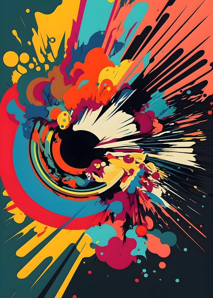Abstract Pop Art