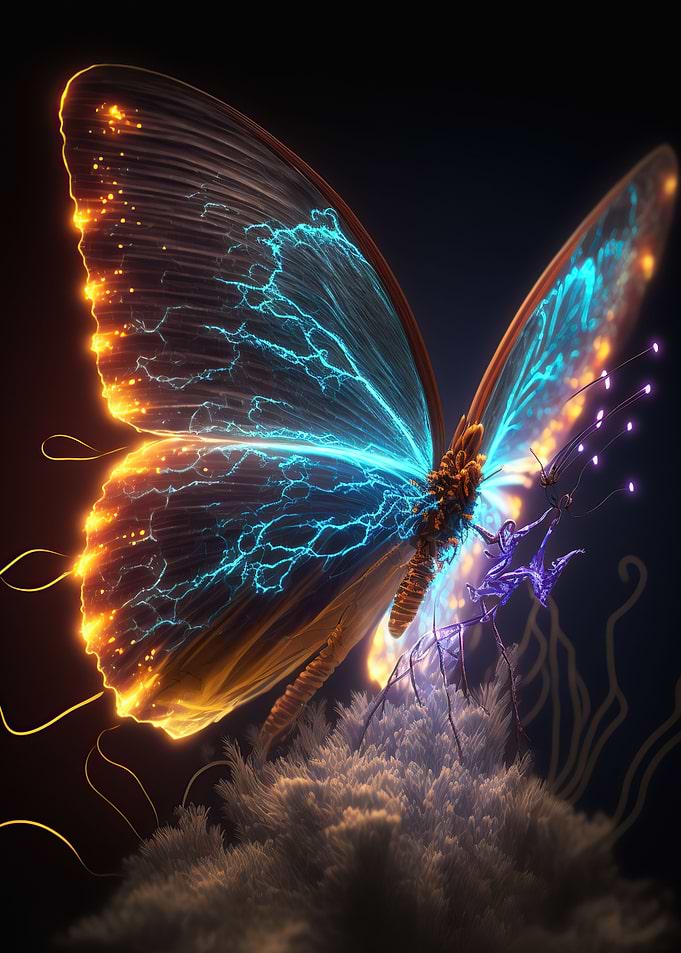 Butterfly colorful